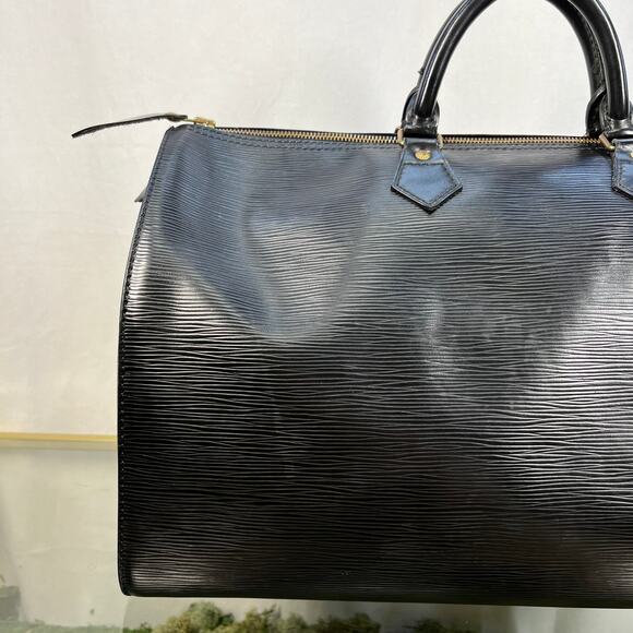 LOUIS VUITTON Vintage Speedy 45 Epi Leather Black - Picture 7 of 14